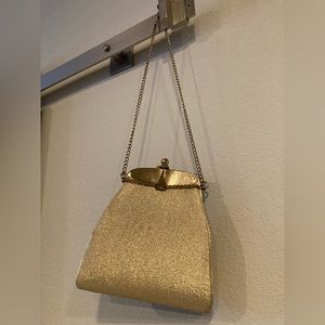 Gold vintage crossbody bag
